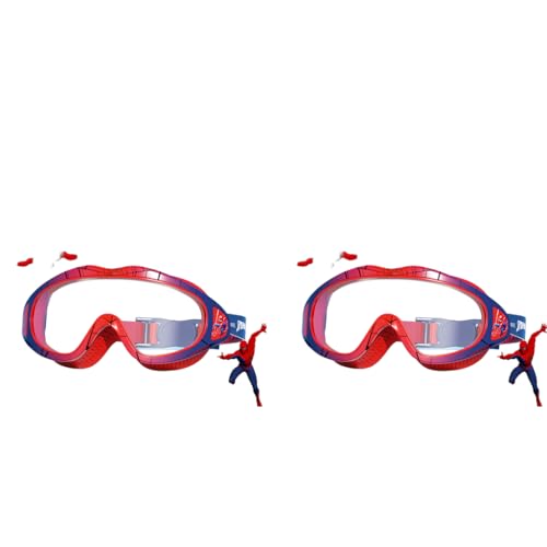 Proberos® Swimming Goggles for Kids 6-12 Years Old Super Hero UV Protection Anti-fog Coated HD with Integrated Earplugs Adjustable Silicone Head Strap Storage Box 2PCS Proberos® Swimming Goggles for Kids 6-12 Years Old Super Hero UV Protection Anti-fog Coated HD with Integrated Earplugs Adjustable Silicone Head Strap Storage Box 2PCS